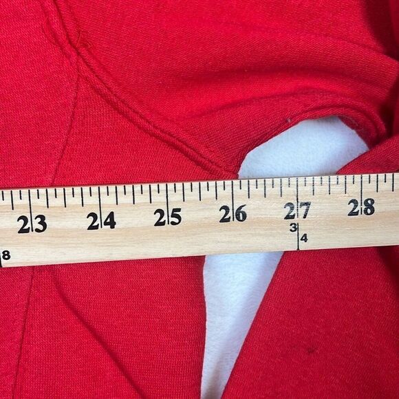 Russell Athletic Solid Color Fleece CrewNeck pullover Red Sweatshirt NWT‎ Men XL - Picture 3 of 6